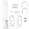 BOOBRIE Antenna 4G LTE Esterna 10dBi, Antenna per Router 5G, Amplificatore Segnale Cellulare 698-2700/3300-3800MHz, OmniDirezionale, 5M Cavo RG58 con Adattatore TS9, High Gain per 3G/4G LTE