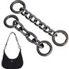 UNICRAFTALE 4 pz 2 Stili Catene di Prolunga per Borsa Catena per Borsa in Lega 95~107 mm Canna di Fucile Catene di Prolunga per Tracolla con Anelli A Molla per Cinghie di Borsa