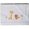 Smart Deco Home Completo lenzuoline lenzuolini con ricamo set lenzuola ricamato 100% cotone made in italy per culla compatibile cosleeping lettino bimbo bimba bimbi neonato bebe LETTINO RICAMO JUNGLE VERDE