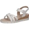 CAPRICE Damen 9-28709-42, Sandali con Zeppa Donna, Nappa Bianca, 38 EU