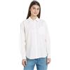 Tommy Jeans Blusa Donna Stripe Linen Shirt Camicetta, Giallo (Lemon Zest / Stripe), L