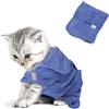 Nobleza Accappatoio per Cani e Gatti in Microfibra Con Velcro, Super Assorbente e Ad Asciugatura Rapida, Cinque Taglie, Morbido Asciugamano (XS)
