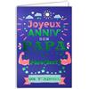 AFIE 69-9036 - Biglietto felice anno nuovo, per papa, padre perfetto, troppo forte, con scritta in verde lucido, con busta, 12 x 17,5 cm, colore: bianco