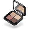 KIKO Milano Bright Quartet Eyeshadow Palette 02 | Palette Con 4 Ombretti Cotti Per Uso Asciutto E Bagnato