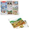 Melissa & Doug Libro Adesivi Attacca e Stacca - Album Stickers Riutilizzabili Veicoli, Giochi Creativi da Viaggio, Idea Regalo per Bambini, 3+ Anni - Certificati FSC