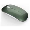 Uiosmuph Q5 Mouse Wireless Ricaricabile, Senza Fili Silenzioso 2,4G 1600DPI Mouse Portatile da Viaggio Ottico con Ricevitore USB per Windows 10/8/7/XP/Vista/PC/Mac (Verde)