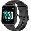Blackview Smartwatch Uomo Donna,Orologio Fitness con Contapassi Saturimetro (SpO2) Sonno Cardiofrequenzimetro da Polso, Smart Watch da 1.83" Activity Tracker Sport per Android iOS