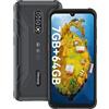 Blackview BV5200Pro Rugged Smartphone, 6.1'' HD+, 7GB RAM+64GB ROM(1TB Espandibile), 5180mAh, 13MP con Fotocamere Algoritmo ArcSoft®, NFC, 3 Slots, Face ID, OTG, GPS