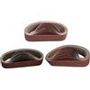 TKSE Nastri abrasivi in ossido di alluminio, 30 pezzi, 30 x 330 mm, grana 80/240/800