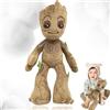 Zhlearda Groot Peluche, 30cm Peluches Morbidosi, Groot Pupazzo, Bambola Peluche, Cuscino Peluche Morbido Carino, Peluche Bambina, Giocattolo Peluche Cartoni Animati per Regalo Compleanno Bambini