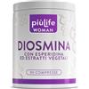 +LIFE Diosmina Esperidina 1000mg - 2 al giorno PiùLife - Integratore microcircolo, circolazione gambe pesanti, caviglie gonfie, vene varicose - con Bromelina, Centella asiatica, Estratti Veg - 90 compresse
