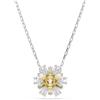 Swarovski Pendente Idyllia, Fiore, Giallo, Placcato rodio