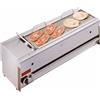 D.L. SERVICE Griglia vapor - A gas - cm 100 x 35 x 30/40 h