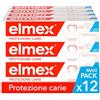 Elmex - Dentifricio Anticarie 4x75ml (Consegna in 48 Ore), Protezione contro la Carie, Protezione di Denti e Smalto, Formula Anticarie Avanzata