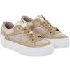 Calvin Klein BOLD VULC FLATF LACEUP LTH MIX YW0YW01174, Donna, Beige (Eggshell/Travertine/Creamy White), 40 EU