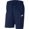 Nike Pantaloncino Sportswear Club Uomo Blu Bianco