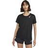 Nike T-Shirt Top Dri-FIT Race Donna Nero