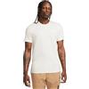 Nike T-Shirt Uomo Nike Small Logo Nsw Club Bianco Sporco