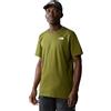 The North Face T-Shirt Flashdry Mountain Line Graphic Uomo Verde Oliva