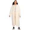 Nike Giacca Duster Sportswear Tech Fleece Donna Bianco Avorio