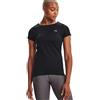 Under Armour T-Shirt Ua Hg Armour Ss Donna Nero