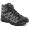 Salomon Scarpa da Trekking Donna Salomon X Ward Leather Mid Gtx Nero