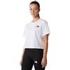 The North Face T-Shirt Donna The North Face Simple Dome Crop Bianco