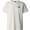 The North Face T-Shirt Uomo The North Face Manica Corta Cotone Back Print Outdoor Bianco