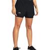 Under Armour Short Donna Under Armour Ua Fly By 2In1 Nero