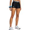 Under Armour Shorts HeatGear Donna Nero