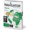 Navigator Carta A4 Navigator Universal per fotocopie (80 gr) - 5 risme da 500 fogli