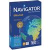 Navigator Carta A4 Navigator Office Card per fotocopie (160 gr) - 1 risma da 250 fogli