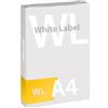 White label Carta A4 White Label economica per fotocopie Risma da 500 fogli - 163336