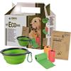 Croci Kit Ecologico Passeggiate con Cani, Kit Viaggio per Animali Domestici con Ciotola in Silicone Pieghevole 350ml, 3 Rotoli Sacchetti igienici riciclati, 3 Fogli in Cera d'api, Multicolor,C6057396
