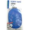 Marbet TOPPE Termoadesivi MARBET maglina Bluette blu azzurro mini 13 x 8,5cm ovale toppa bambini 2M 025