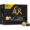 200 Capsule Caffè ONYX L'OR Espresso - Capsule in Alluminio compatibili Nespresso