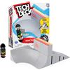 TECH DECK | MINI SKATE FINGERSKATE | RAMPA BOWL BUILDER | Rampa Tech Deck con mini skate incluso e con grafiche originali, giocattoli per bambini e bambine dai 4 anni
