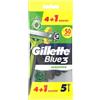 GILLETTE blu3 sensitive - rasoio da barba usa e getta 1 confezione da 4+1 lamette