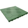 Piastrella pavimento plastica verde drenante 400x400x25mm E40V per giardino
