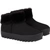 Calvin Klein Pantofole Donna Home Anke Slipper Calde, Nero (Triple Black), 39 EU