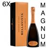 (6 BOTTIGLIE) Bellavista - Alma Gran Cuvée Brut Magnum - NEW AIR ON WINE - Franciacorta - Astucciato - 150cl