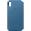 Apple Custodia folio in pelle (per iPhone XS Max) - Blu profondo - NUOVO
