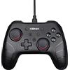 Konix Controller cablato Mythics per Nintendo Switch, Switch OLED e PC - Funzione di vibrazione - Cavo da 3 m - nero