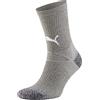 PUMA teamLIGA - Calze da allenamento, da uomo, colore: grigio/bianco, 35-38