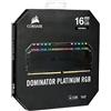Corsair Kit di memoria desktop CORSAIR DOMINATOR PLATINUM RGB 16GB (2x8GB) DDR4 3600 (PC