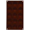 Premier Housewares Stampo per 15 cioccolatini a forma di girasole in silicone antiaderente, colore: Marrone