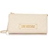 Love Moschino Borsa a spalla Donna, Bianco, Taglia unica