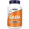Now Foods GABA 750 mg 200 capsule vegetali