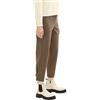 TOM TAILOR Le signore Pantaloni larghi in tessuto 1034166, 18123 - Tarmac Khaki, 38W / 28L