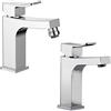 Jacuzzi Set miscelatori lavabo e bidet Jacuzzi rubinetteria Tank per piletta click clack